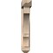 Ekena Millwork Balboa Arts and Crafts Smooth Bracket w/ Offset Brace, Douglas Fir, 5 1/2"W x 24"D x 32"H BKT0604X24X32BOA03SDF - alternate 4